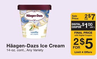 Fairway Store Market Häagen-dazs ice cream offer