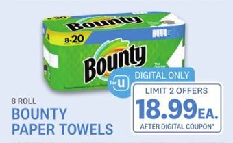 Kings Food Markets Bounty paper towels offer