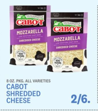 Kings Food Markets Cabot shredded cheese offer