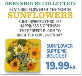 Kings Food Markets Sunflower supreme bouquet offer