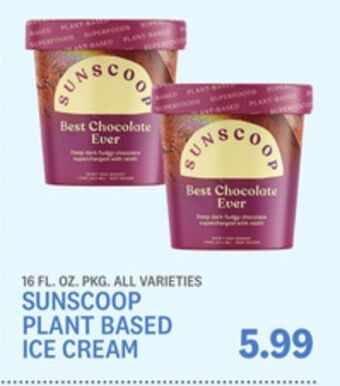 Kings Food Markets Sunscoop plant based ice cream offer