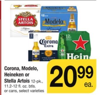 ACME Corona, modelo, heineken or stella artois offer