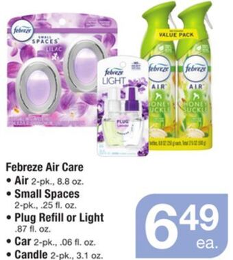 ACME Febreze air care offer