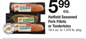ACME Hatfield seasoned pork fillets or tenderloins offer