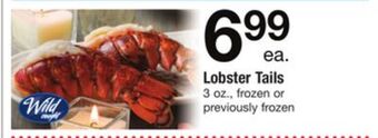 ACME Lobster tails offer