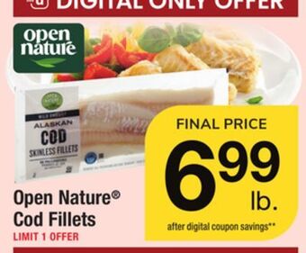ACME Open nature® cod fillets offer