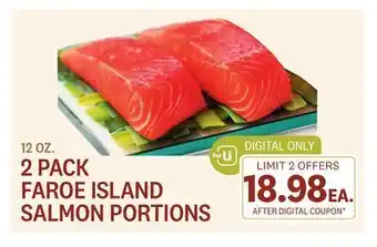 Balducci's 2 pack faroe island salmon portions offer
