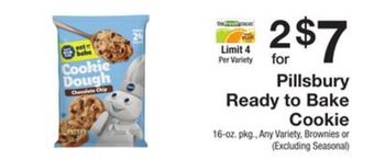 The Fresh Grocer Ready to bake cookie offer