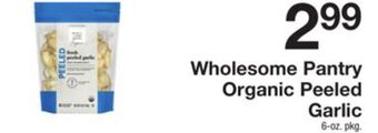 The Fresh Grocer Organic peeled garlic offer