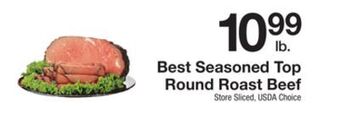 The Fresh Grocer Best seasoned top round roast beef offer