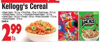 King Kullen Kellogg's cereal offer