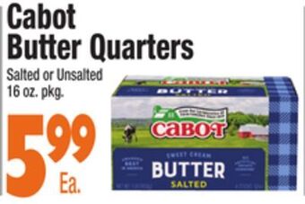 King Kullen Cabot butter quarters offer