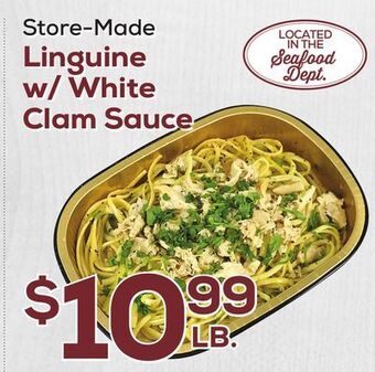 DeCicco & Sons Linguine w/white clam sauce offer
