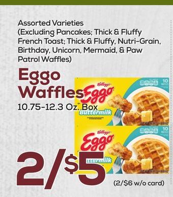 DeCicco & Sons Eggo waffles offer