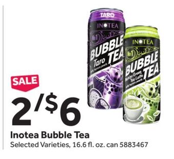 Stop&Shop Inotea bubble tea offer