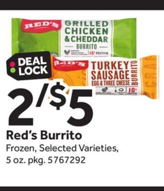 Stop&Shop Red's burrito offer