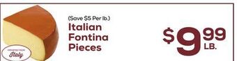 DeCicco & Sons Italian fontina pieces offer