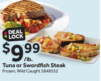 Stop&Shop Tuna or swordfish steak offer