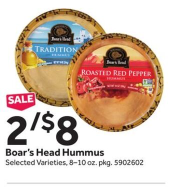 Stop&Shop Boar's head hummus offer