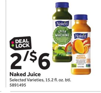 Stop&Shop Naked juice offer