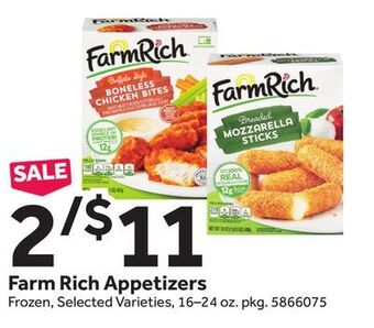 Stop&Shop Farm rich appetizers offer