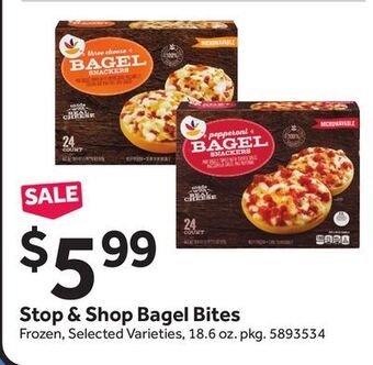 Stop&Shop Stop & shop bagel bites offer