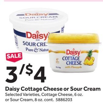 Stop&Shop Daisy cottage cheese or sour cream offer