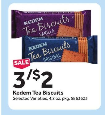 Stop&Shop Kedem tea biscuits offer