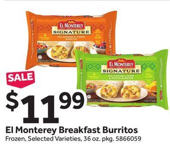 Stop&Shop El monterey breakfast burritos offer