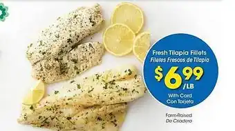 King Soopers Fresh tilapia fillets offer
