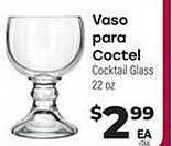 Cardenas Vaso para coctel offer