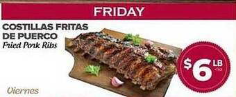 Cardenas Costillas fritas de puerco offer