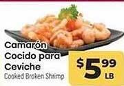 Cardenas Camarón cocido para ceviche offer