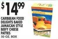 Met Foodmarkets Caribbean food delights baked jamaican style beefy cheese patties offer