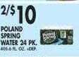 Met Foodmarkets Poland spring water offer
