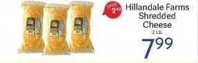 Riesbeck Hillandale farms shredded cheese offer