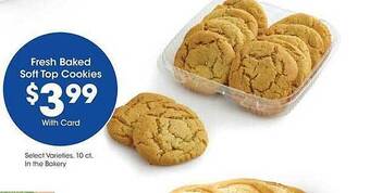 Ralphs Fresh baked soft top cookies offer