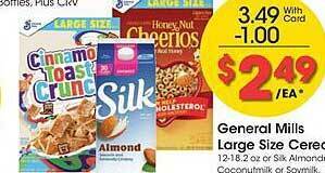 Ralphs General mills large size cereal offer