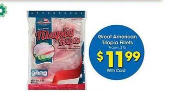 Ralphs Great american tilapia fillets offer