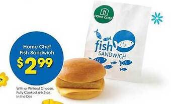 Ralphs Home chef fish sandwich offer