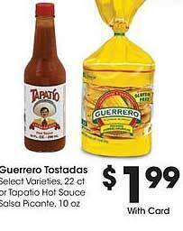 Ralphs Guerrero tostadas offer
