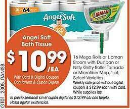 Ralphs Angel soft bath tissue offer