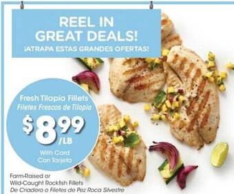 Ralphs Fresh tilapia fillets offer