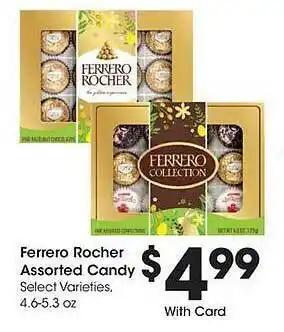 Ralphs Ferrero rocher assorted candy offer