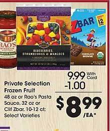 Ralphs Private selection frozen fruit offer