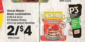 Ralphs Oscar mayer basic lunchables offer