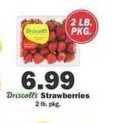 Schnucks Driscoll's strawberries offer