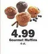 Schnucks Gourmet muffins offer