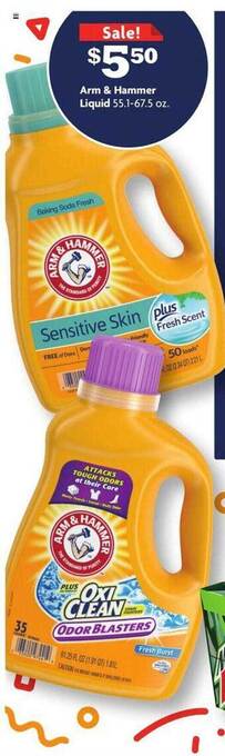 Family Dollar Arm & hammer liquid offer