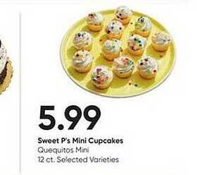Stater Bros Sweet p's mini cupcakes offer